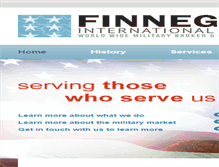 Tablet Screenshot of finneganinternational.org